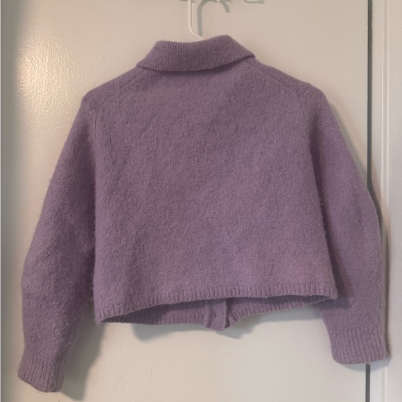 & Other Stories light purple alpaca Cardigan - Picture 3 of 3